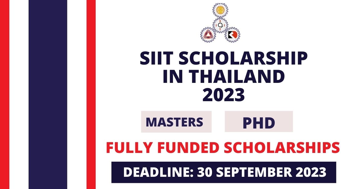 Feature image for Fully funded Scholarships in Thailand at SIIT 2023