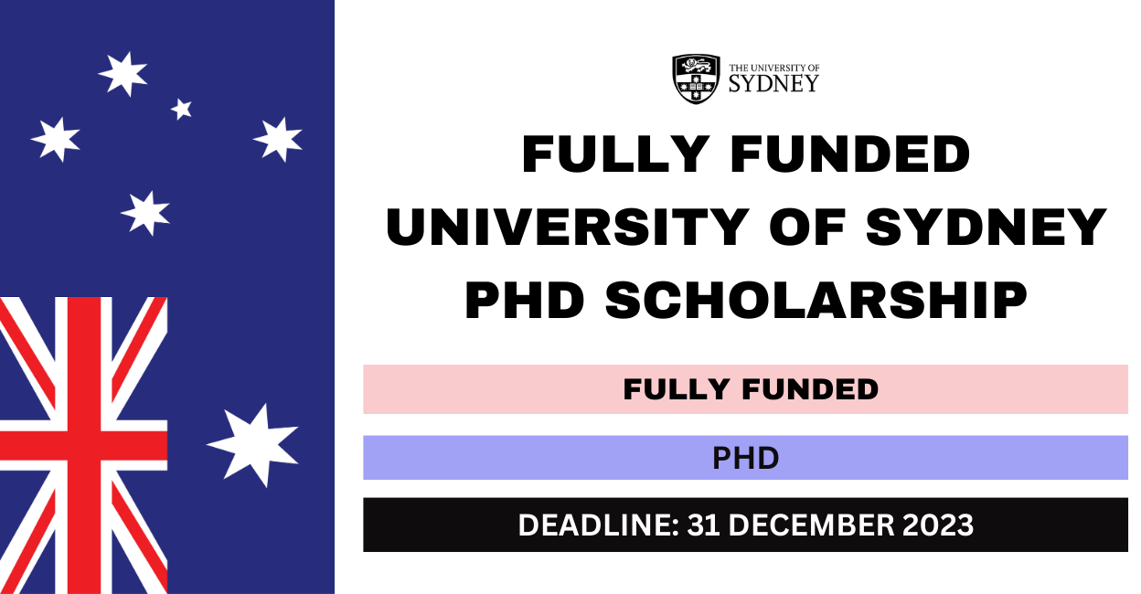 Feature image for Fully Funded University of Sydney Ph.D. Scholarship 2024