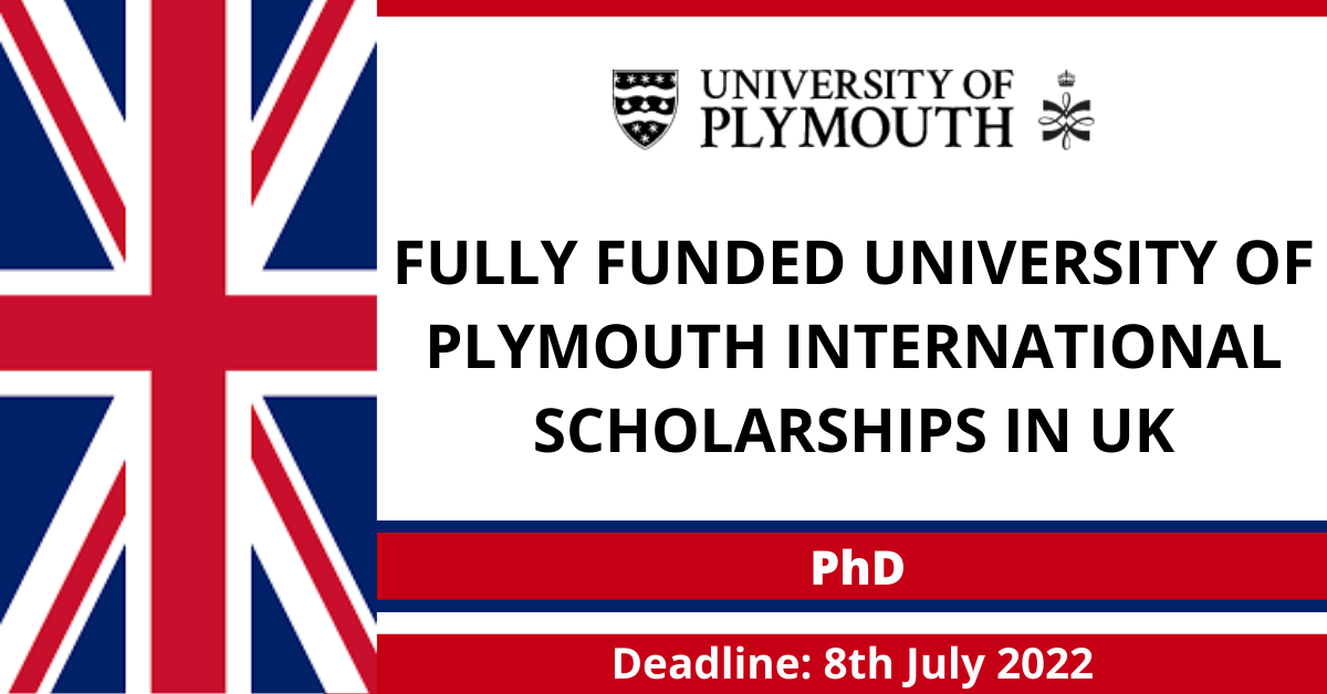 Feature image for Fully Funded University of Plymouth International Scholarships in UK
