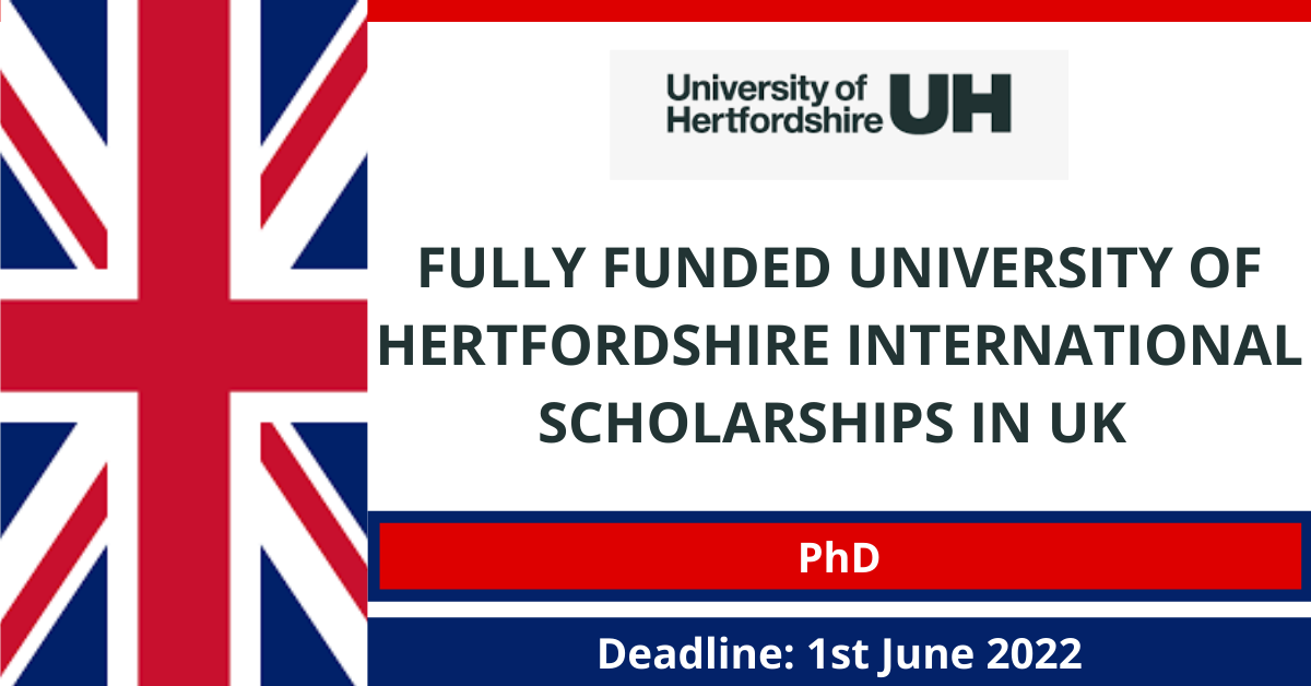 Feature image for Fully Funded University of Hertfordshire International Scholarships in UK