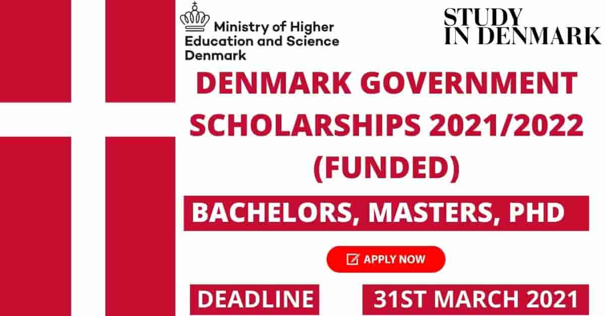 Feature image for Fully Funded Denmark Government Scholarships 2022