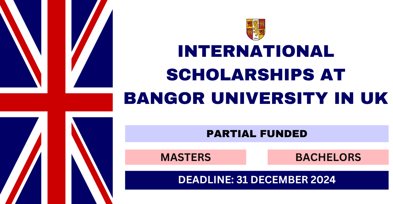 Feature image for International Scholarships at Bangor University in UK 2024-25