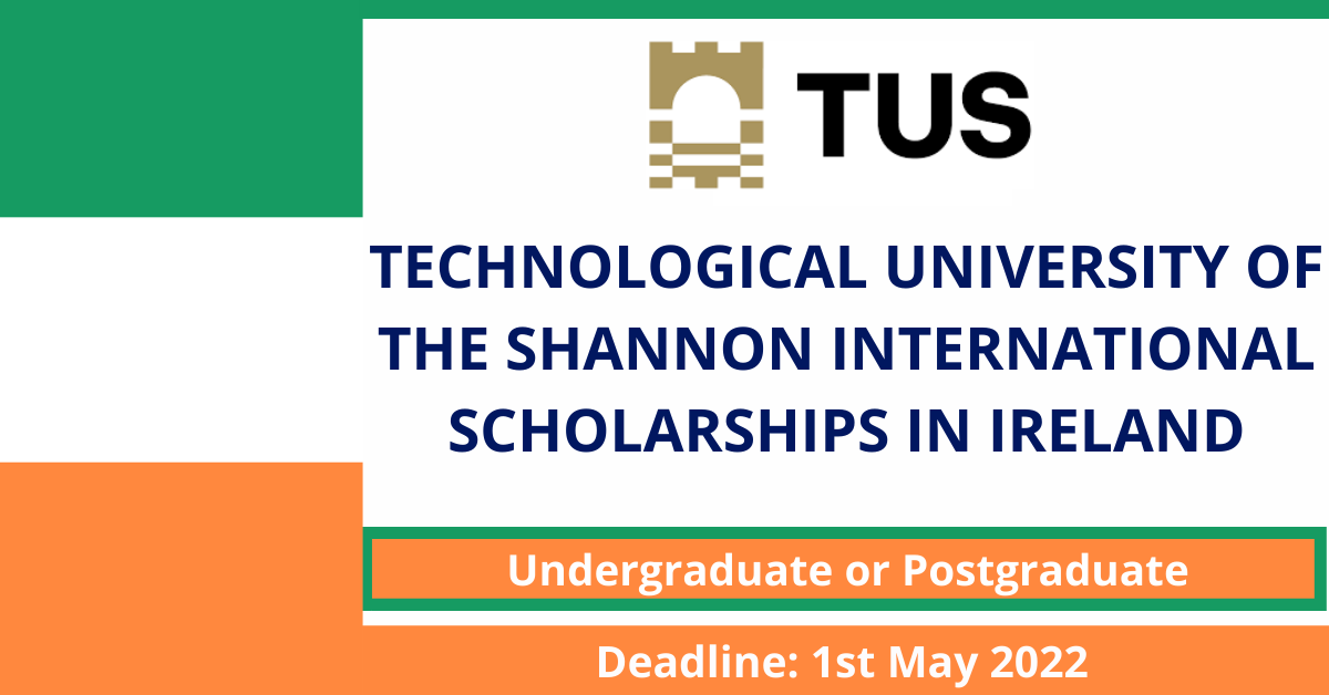 Feature image for Technological University of the Shannon International Scholarships in Ireland