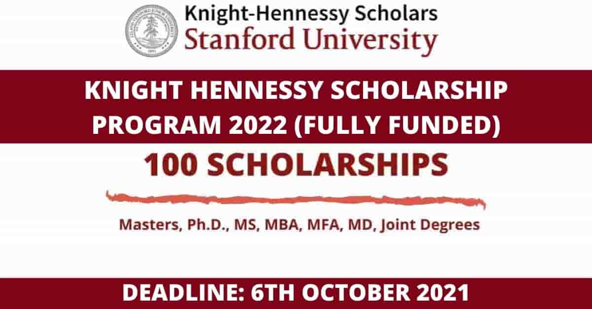 Feature image for Fully Funded Knight Hennessy Scholarship in USA