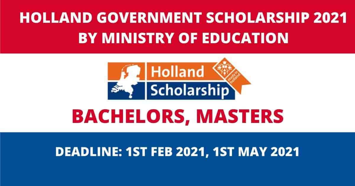 Feature image for Fully Funded Holland Government Scholarship in Netherland 2021