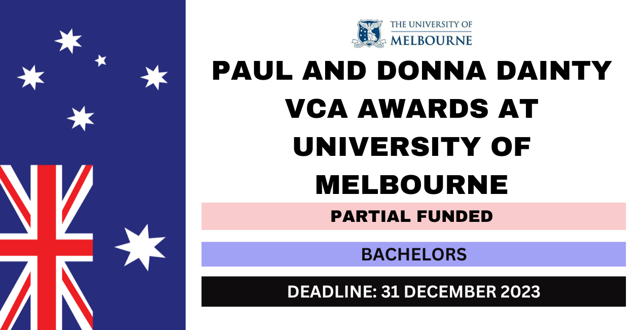 Feature image for Paul and Donna Dainty VCA Awards at University of Melbourne 2024