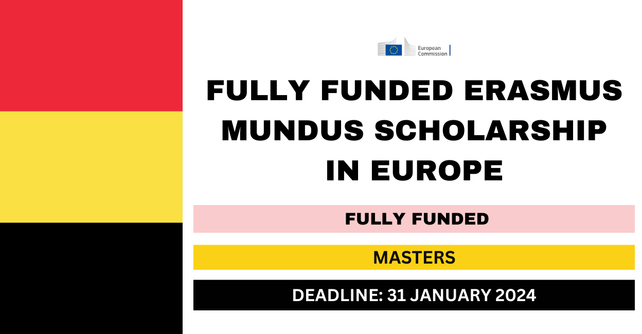 Feature image for Fully Funded Erasmus Mundus Scholarship in Europe 2024