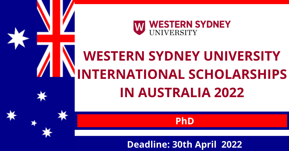 Feature image for Western Sydney University international Scholarships in Australia