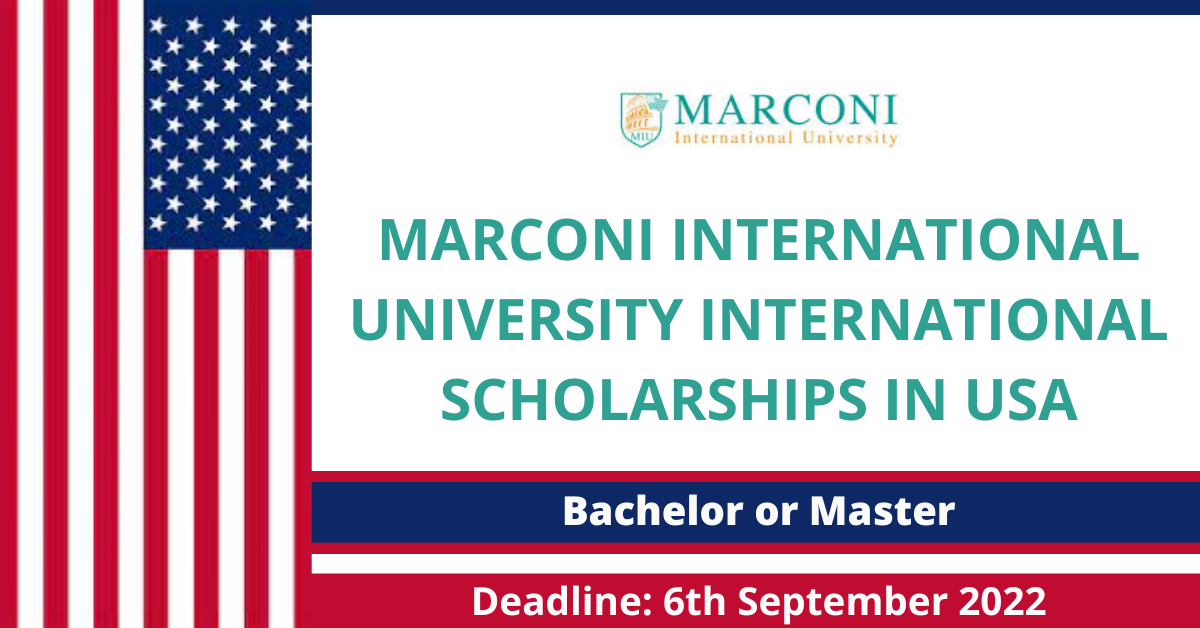 Feature image for Marconi International University International scholarships in USA