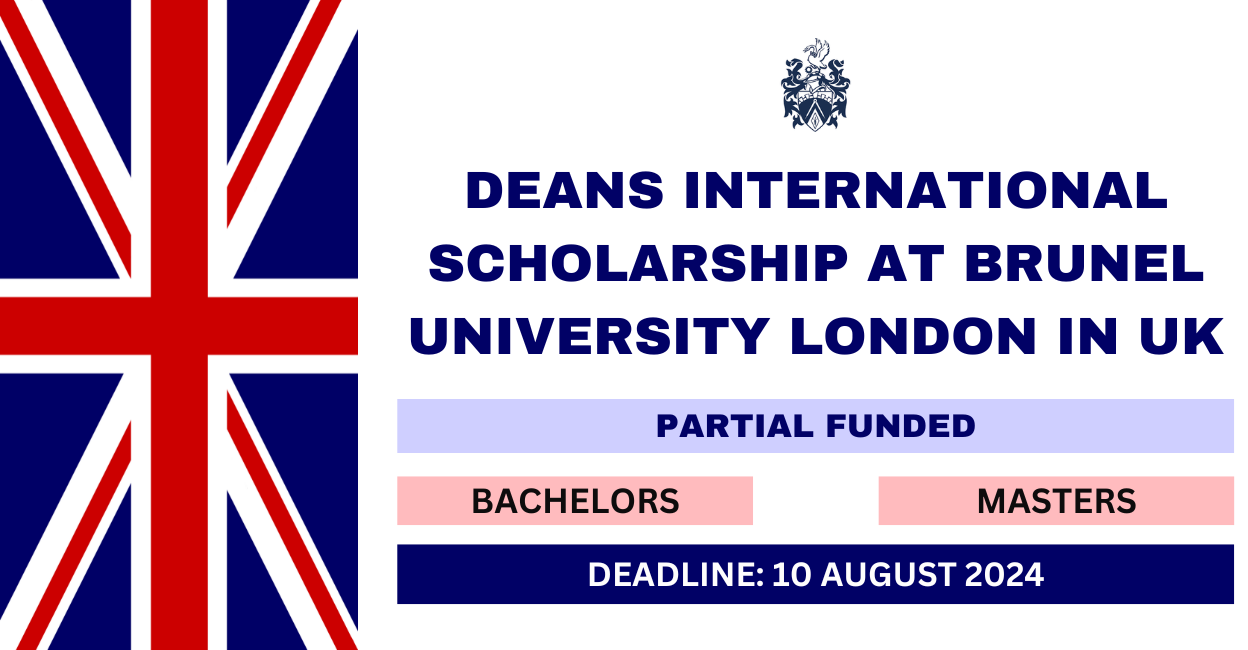 Feature image for Deans International Scholarship at Brunel University London in UK 2024