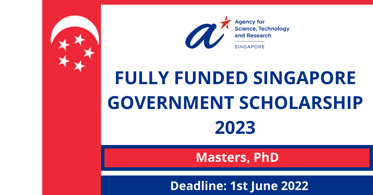 Feature image for Fully Funded Singapore Government Scholarship 2023