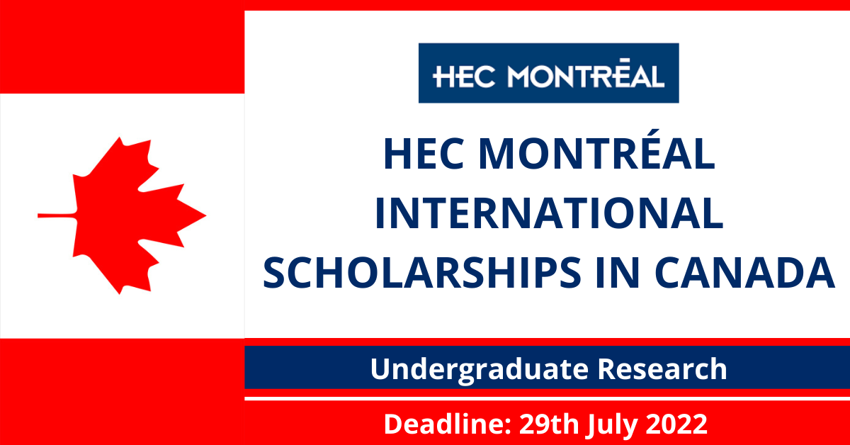 Feature image for HEC Montréal International Scholarships in Canada