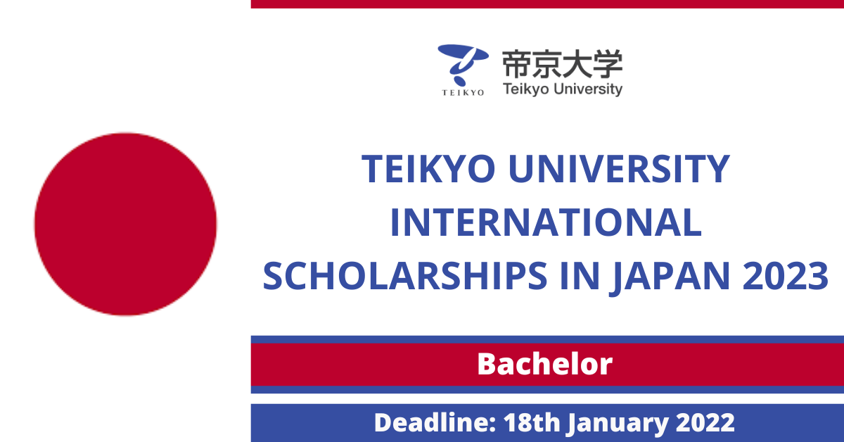 Feature image for Teikyo University International Scholarships in Japan 2023