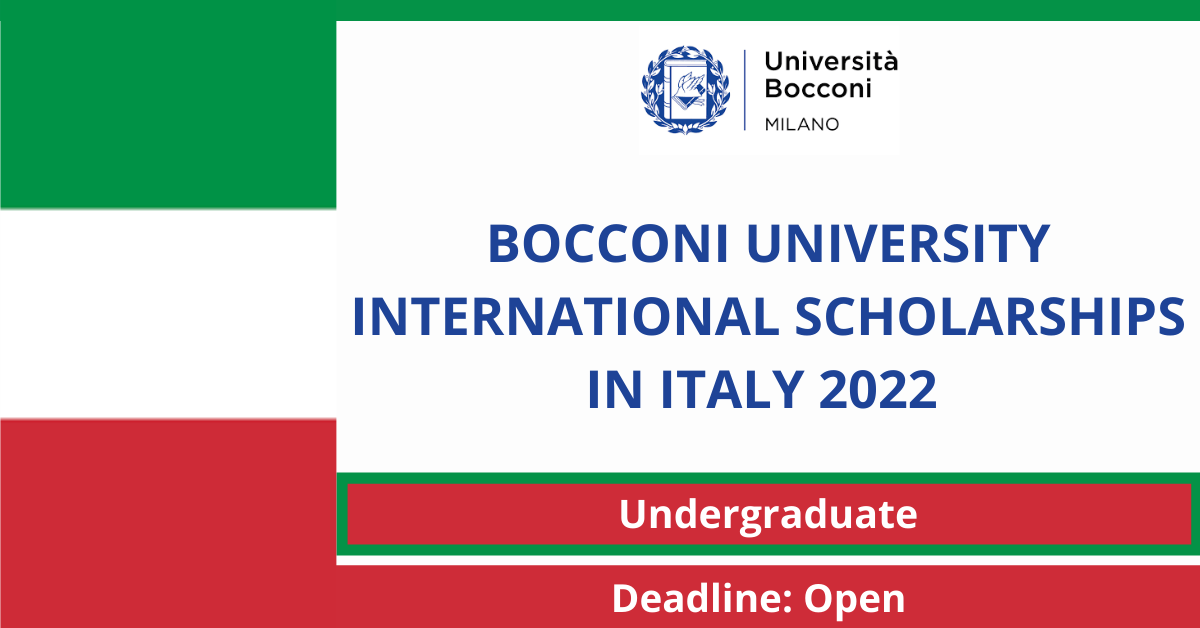 Feature image for Bocconi University International Scholarships in Italy 2022