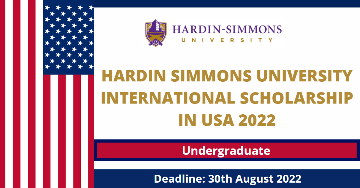 Feature image for Hardin Simmons University International Scholarship in USA 2022