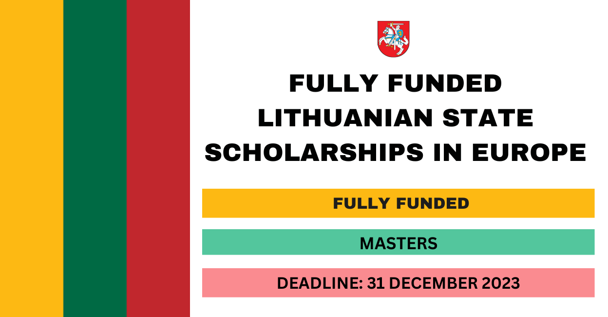 Feature image for Fully Funded Lithuanian State Scholarships in Europe 2024-25
