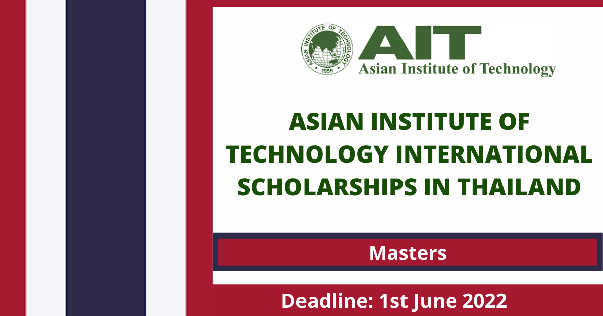 Feature image for Asian Institute of Technology International scholarships In Thailand