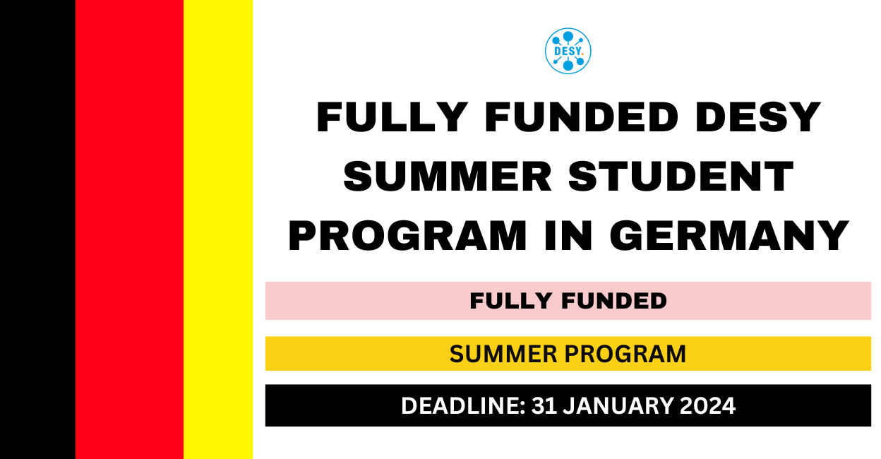 Feature image for Fully Funded DESY Summer Student Program in Germany 2024
