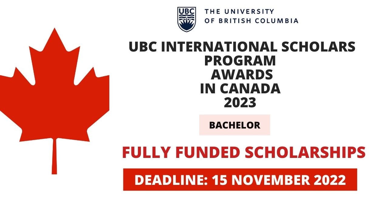 Feature image for UBC International Scholars Program awards in Canada 2023