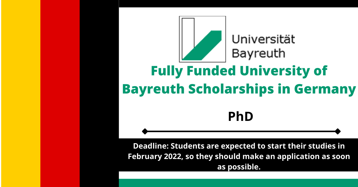 Feature image for Fully Funded University of Bayreuth Scholarships in Germany