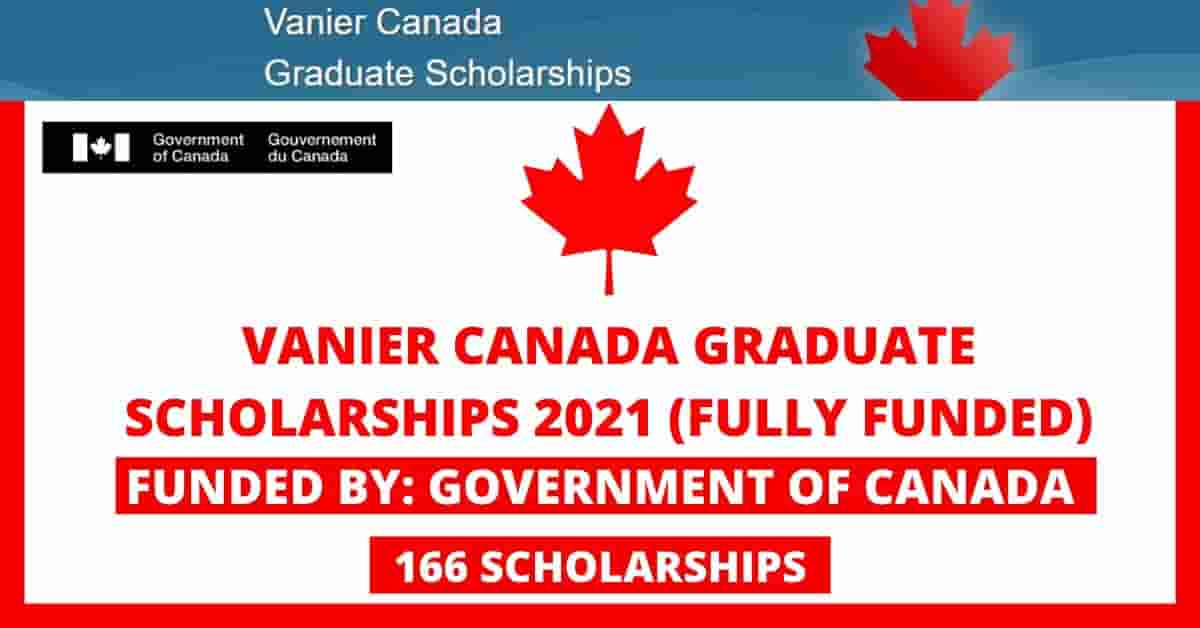 Feature image for Fully Funded Vanier Canada Graduate Scholarships in Canada 2021