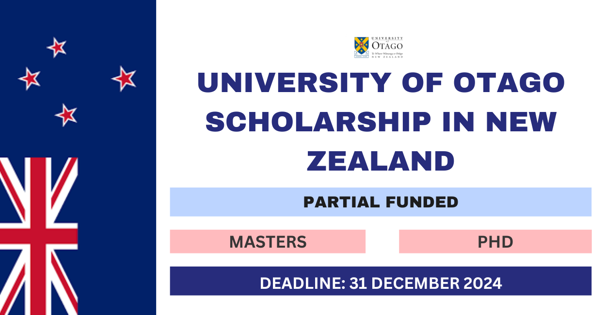 Feature image for University of Otago Scholarship in New Zealand 2024