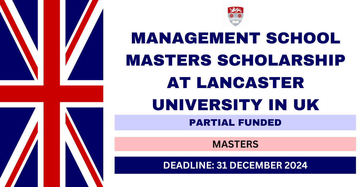 Feature image for Management School Masters Scholarship at Lancaster University in UK 2024