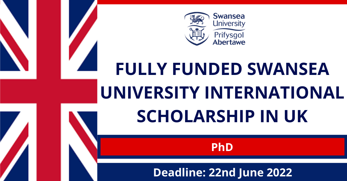 Feature image for Fully Funded Swansea University International Scholarship in UK