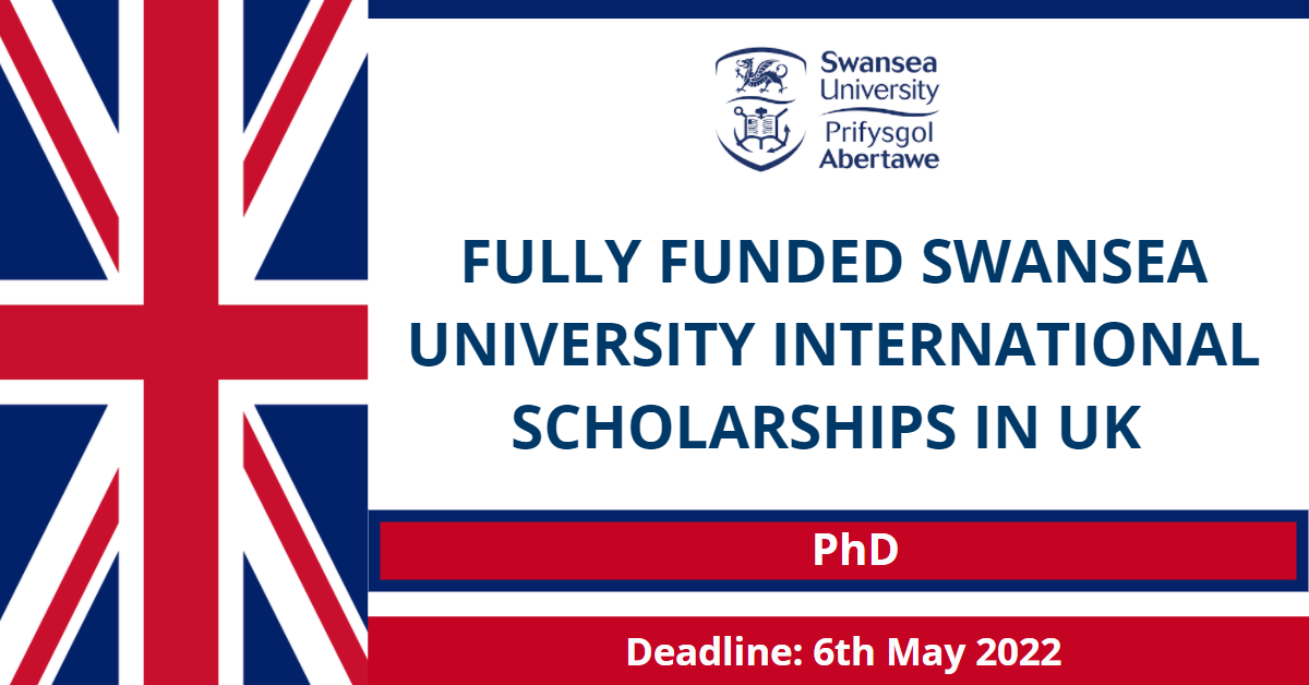 Feature image for Fully Funded Swansea University International Scholarships in UK