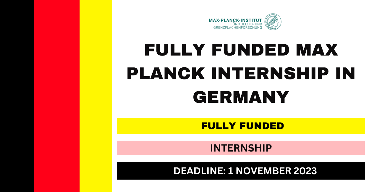 Feature image for Fully Funded Max Planck Internship in Germany 2024