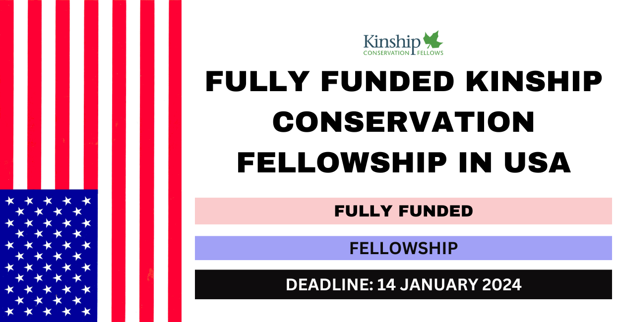 Feature image for Fully Funded Kinship Conservation Fellowship in USA 2024