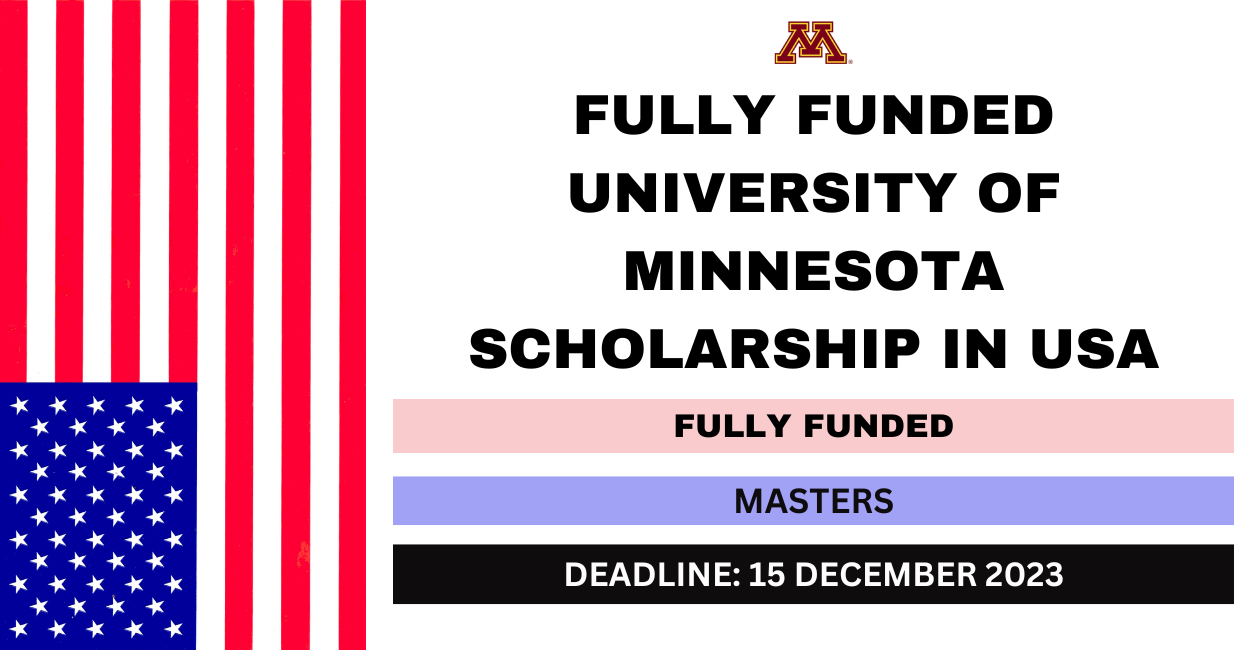 Feature image for Fully Funded University of Minnesota Scholarship in USA 2024