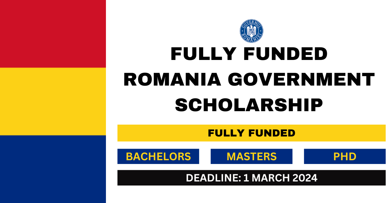 Feature image for Fully Funded Romania Government Scholarship 2024-2025
