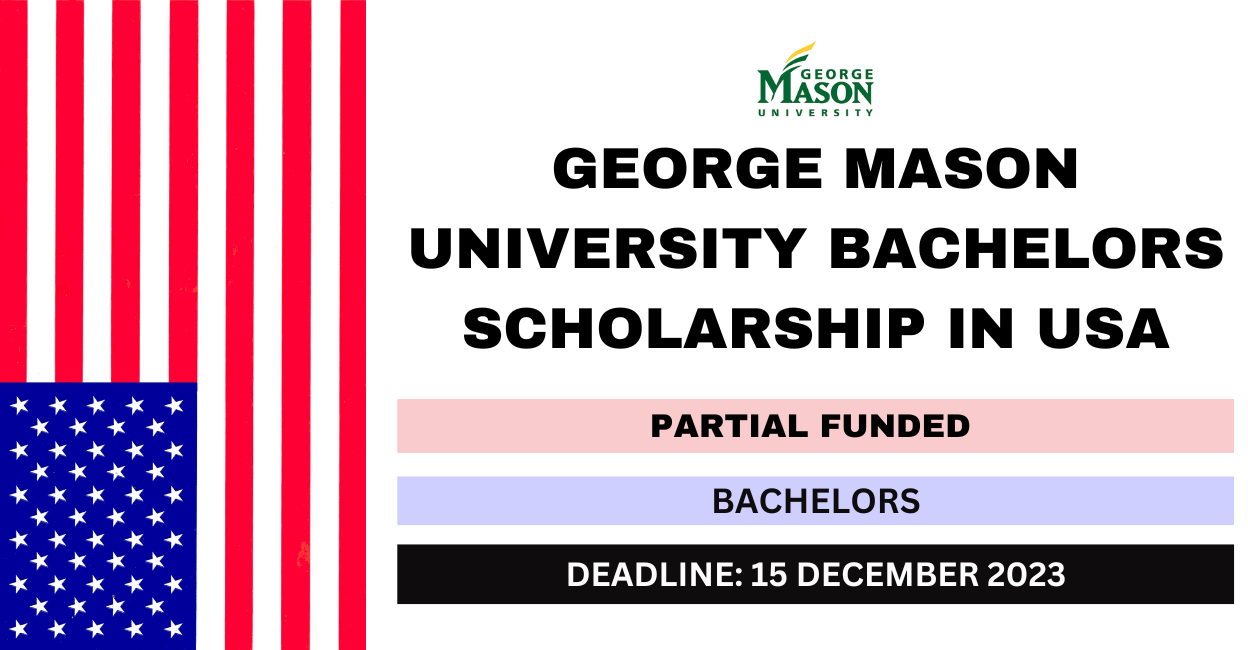 Feature image for George Mason University Bachelors Scholarship in USA 2024