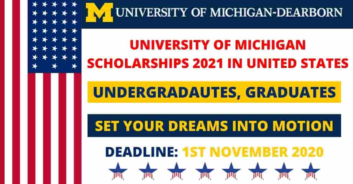 Feature image for Fully Funded Michigan University Scholarships 2021 in USA