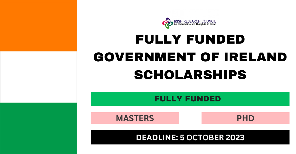 Feature image for Fully Funded Government of Ireland Scholarships 2024