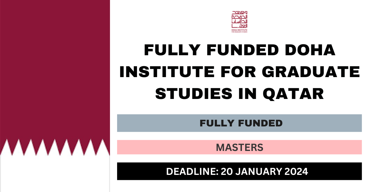 Feature image for Fully Funded Doha Institute For Graduate Studies in Qatar 2024