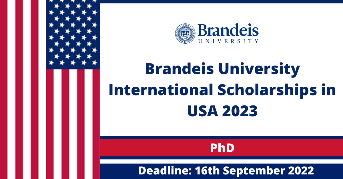 Feature image for Brandeis University International Scholarships in USA 2023