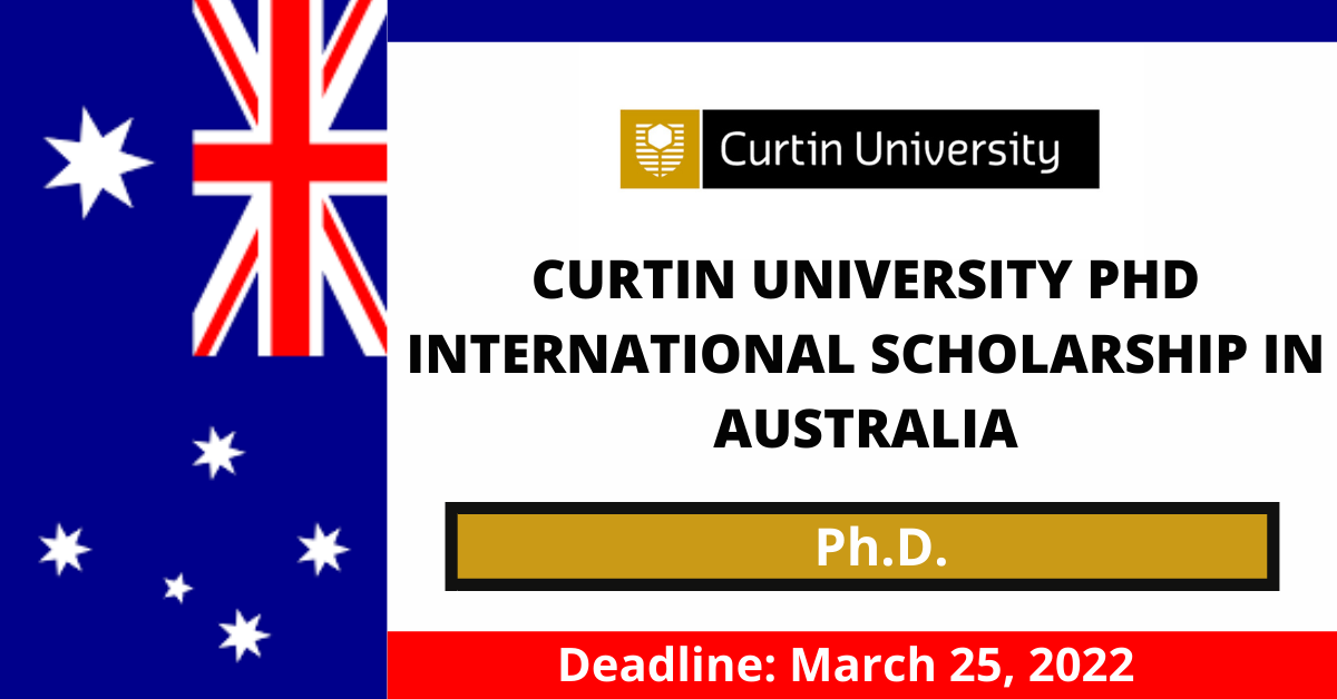 Feature image for Curtin University PhD International Scholarship in Australia