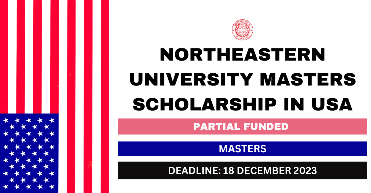Feature image for Northeastern University Masters Scholarship in USA 2024