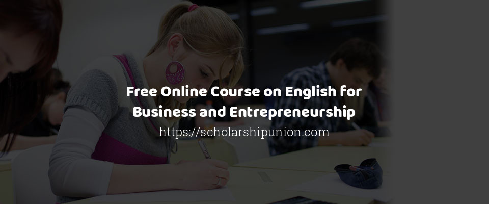 Feature image for Free Online Course on English for Business and Entrepreneurship