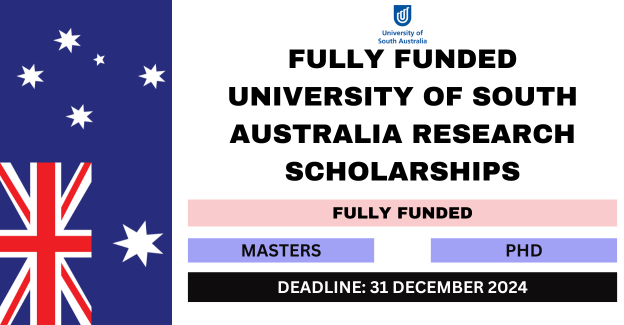 Feature image for Fully Funded University of South Australia Research Scholarships 2024-25