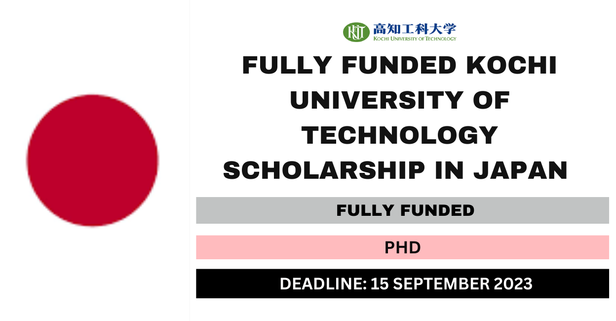 Feature image for Fully Funded Kochi University of Technology Scholarship in Japan 2024