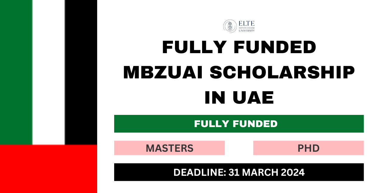 Feature image for Fully Funded MBZUAI Scholarship in UAE 2023-24