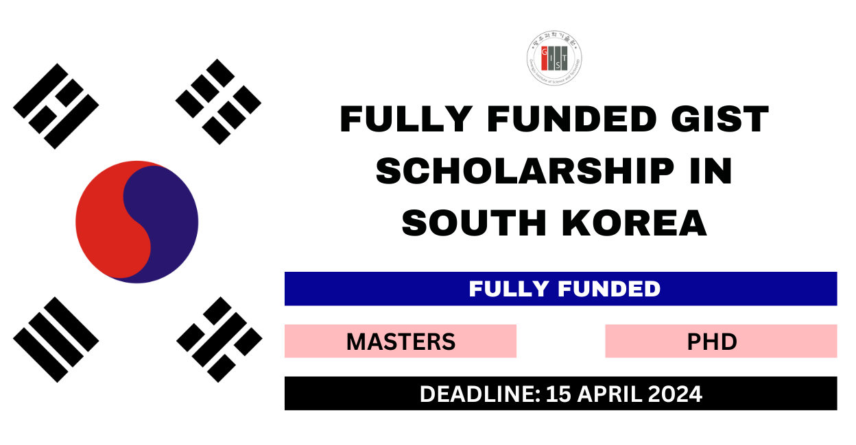 Feature image for Fully Funded GIST Scholarship in South Korea 2024-25