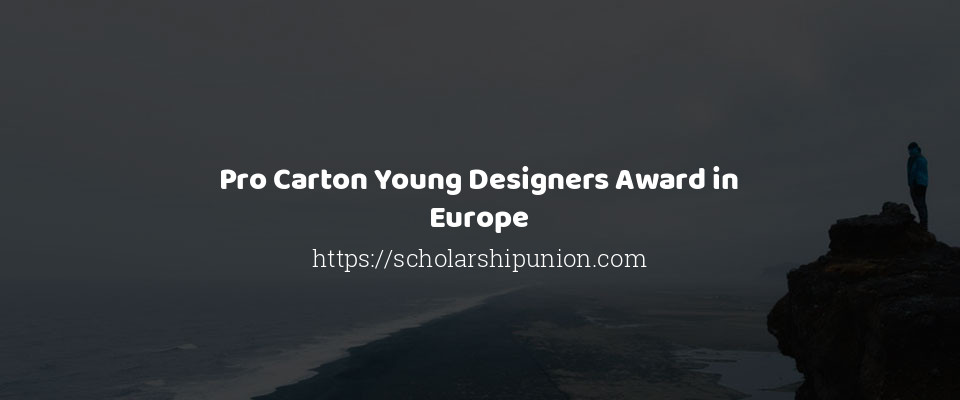 Feature image for Pro Carton Young Designers Award in Europe