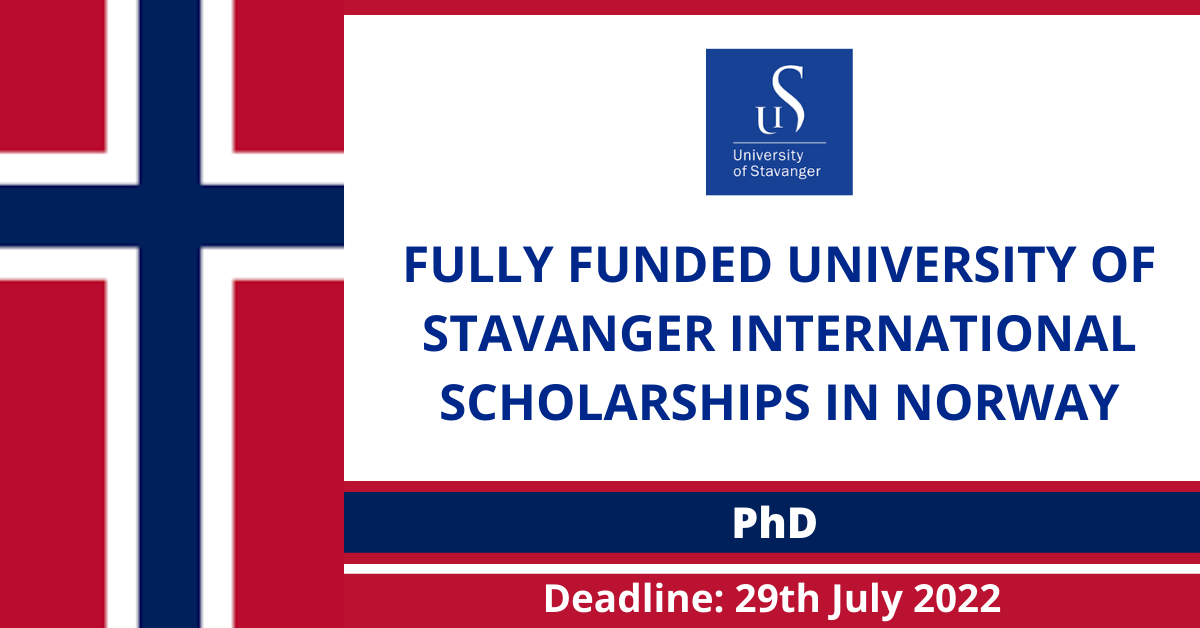 Feature image for Fully Funded University of Stavanger International Scholarships in Norway