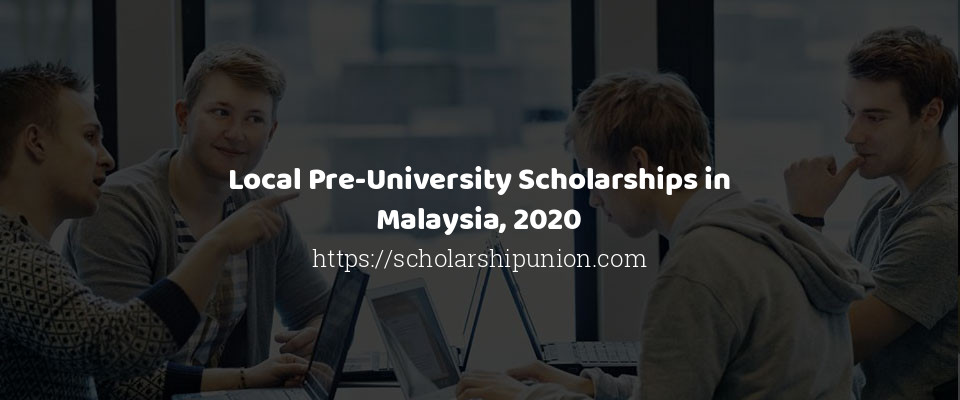 Feature image for Local Pre-University Scholarships in Malaysia, 2020