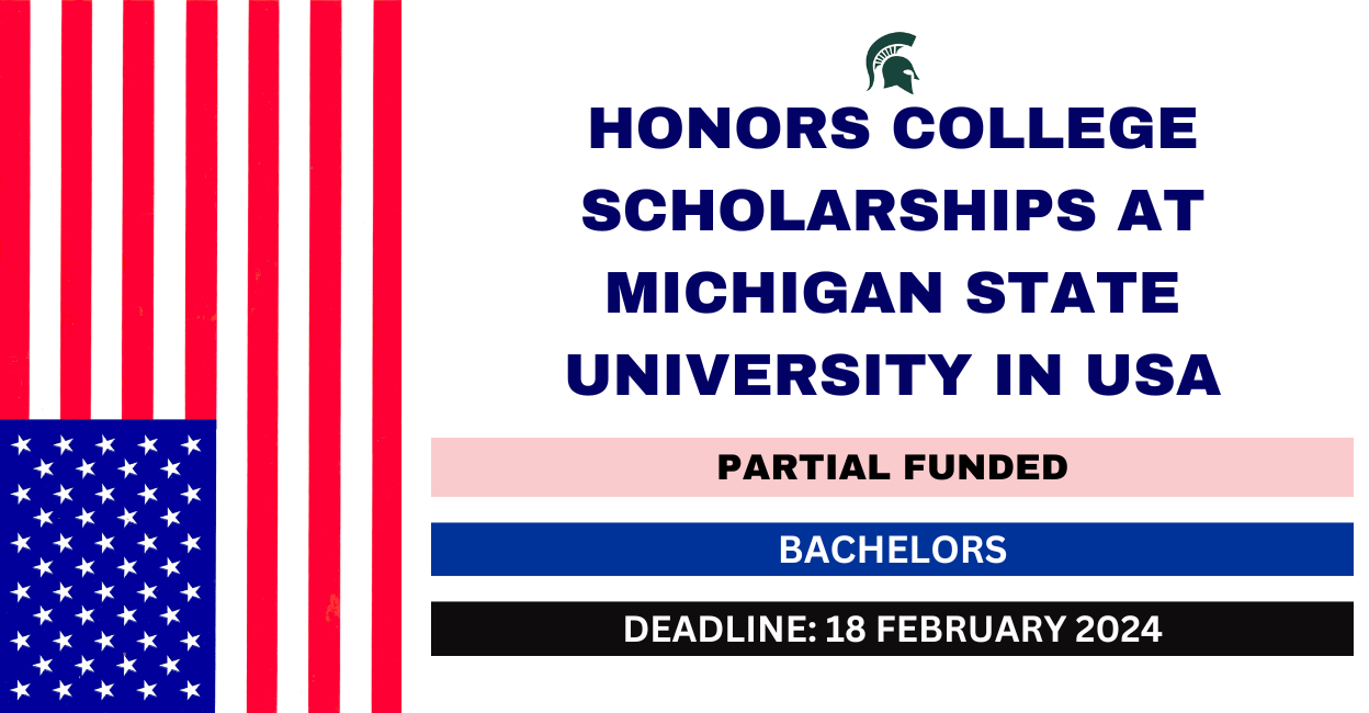 Feature image for Honors College Scholarships at Michigan State University in USA 2024