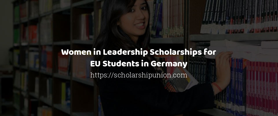 Feature image for Women in Leadership Scholarships for EU Students in Germany
